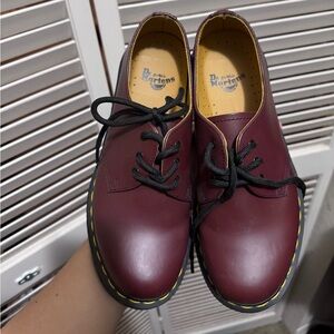 Dr. Martens Oxblood Lace-Up Shoes